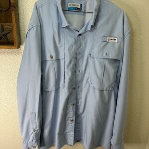 Magellan Outdoors Blue Checkered Shirt